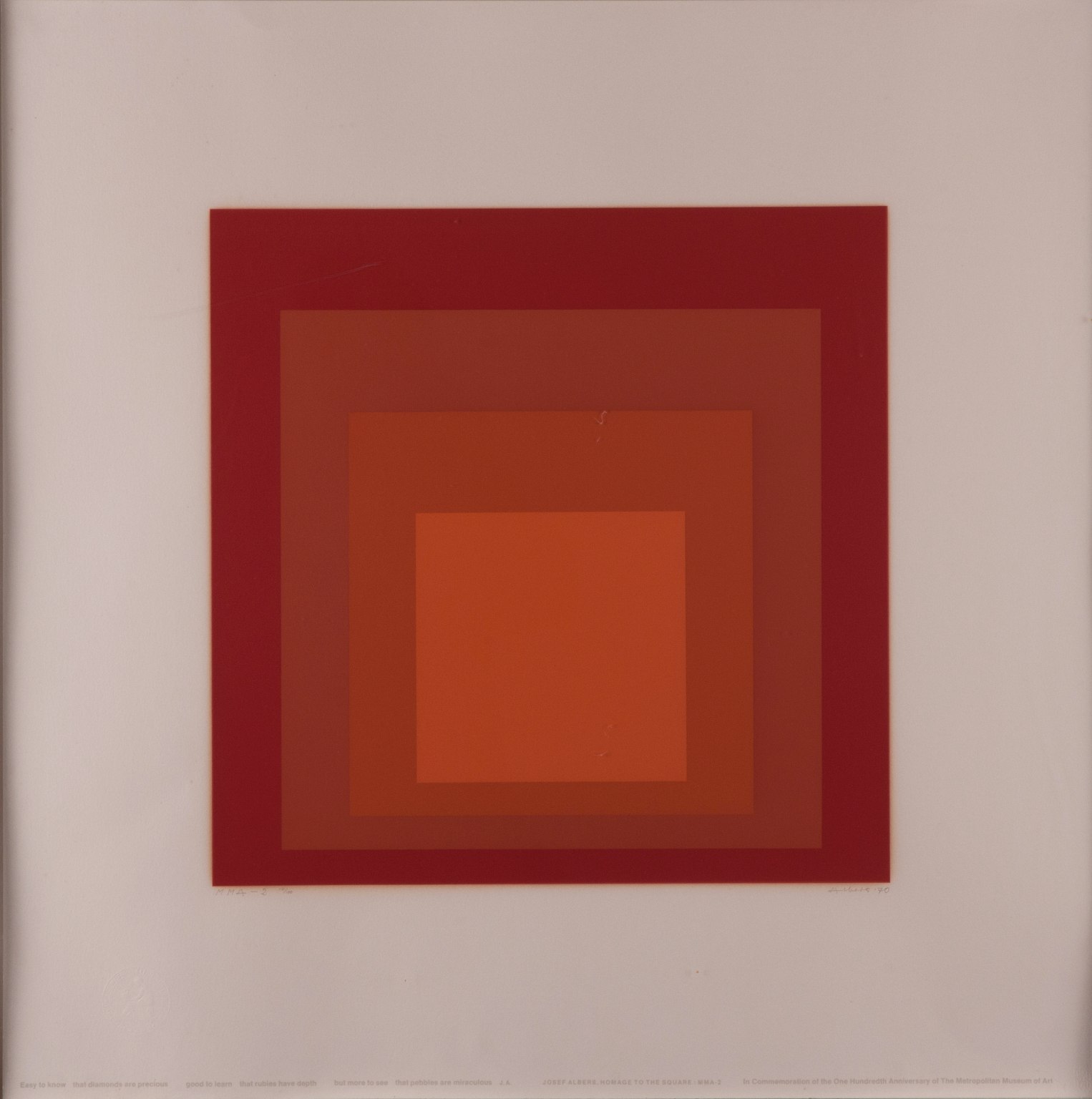 Homage to the Square: Red Brass – Works – The Nelson-Atkins Museum of Art