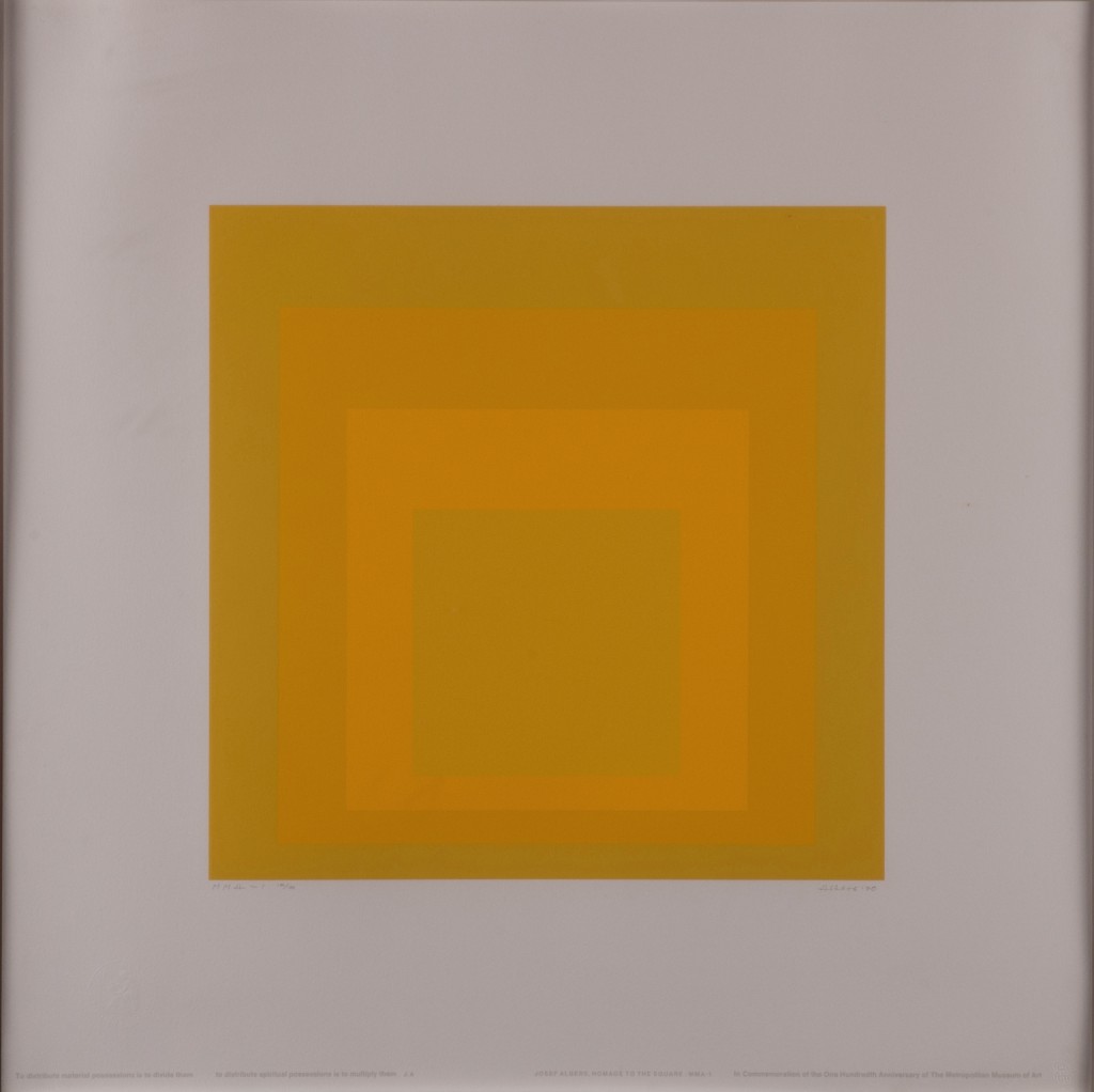 Homage to the Square (Yellow) - Albers, Josef