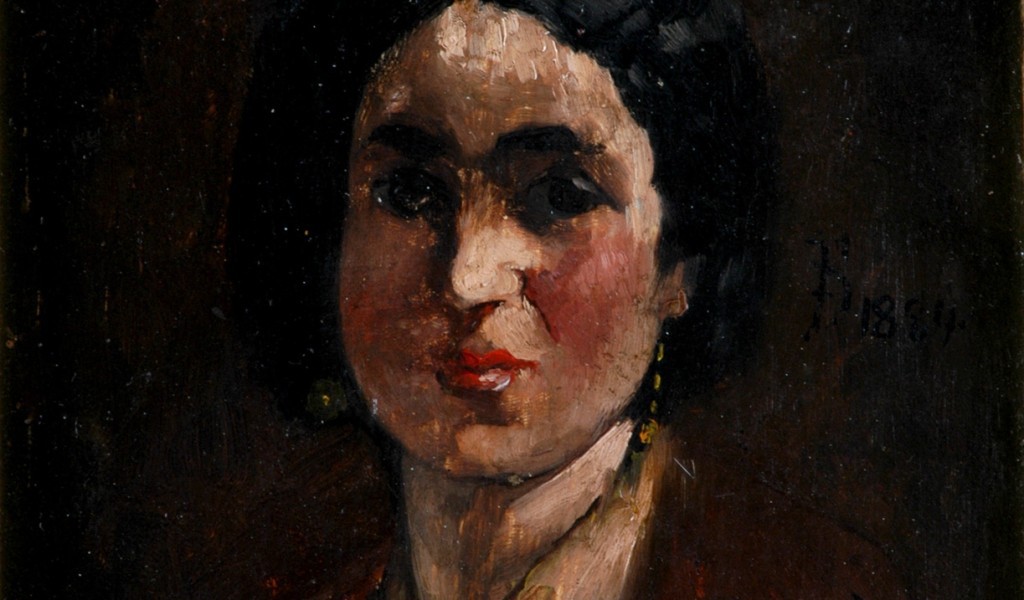 Portrait of a Young Woman - Duveneck, Frank