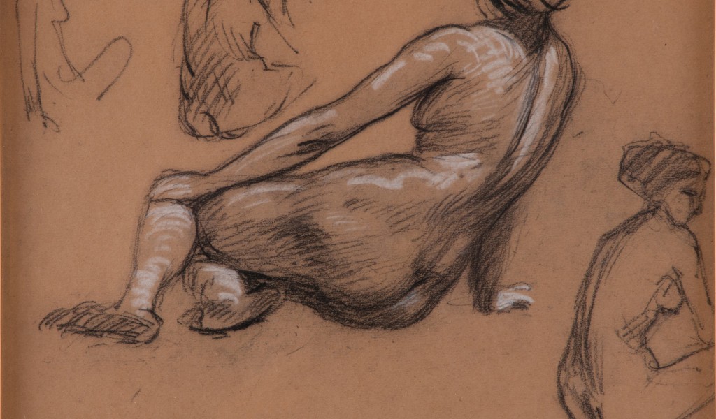 Nude Study- Abramovitz, Albert