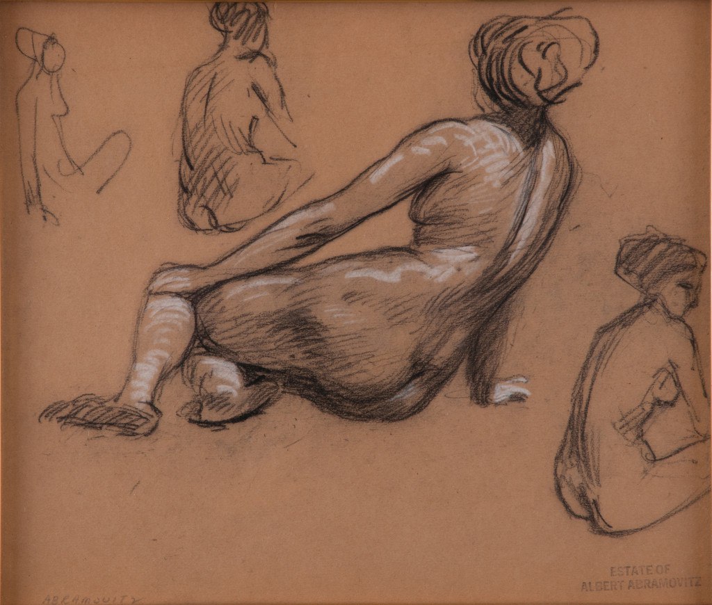 Nude Study- Abramovitz, Albert