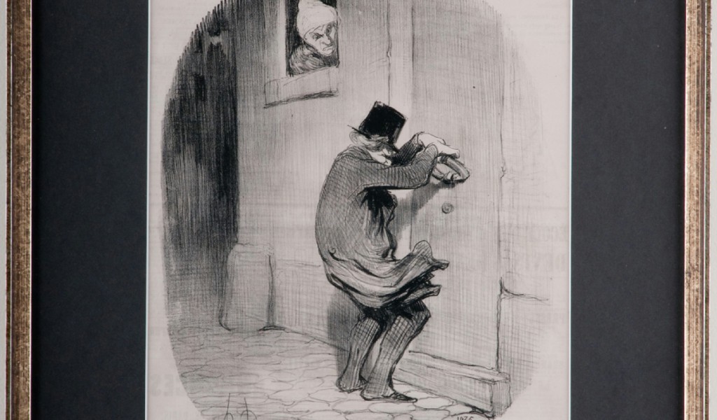 Passe Minuit- Daumier, Honore