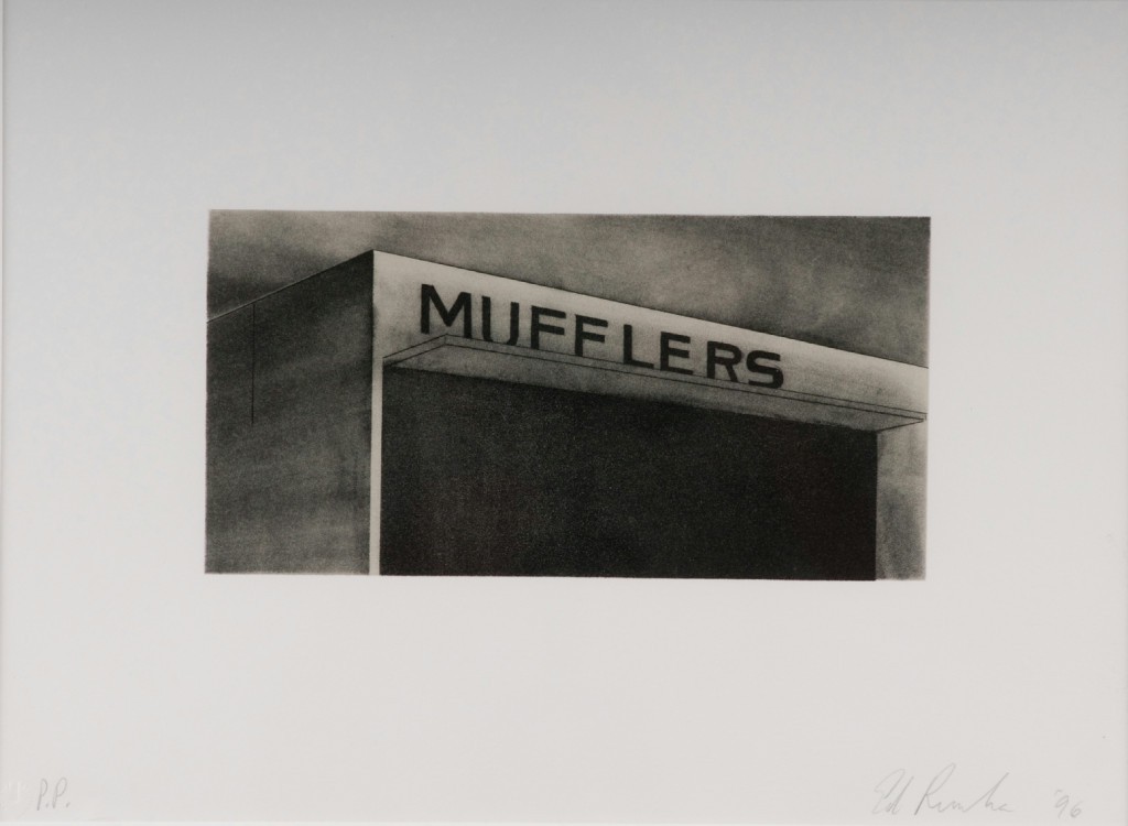 Mufflers- Ruscha, Edward