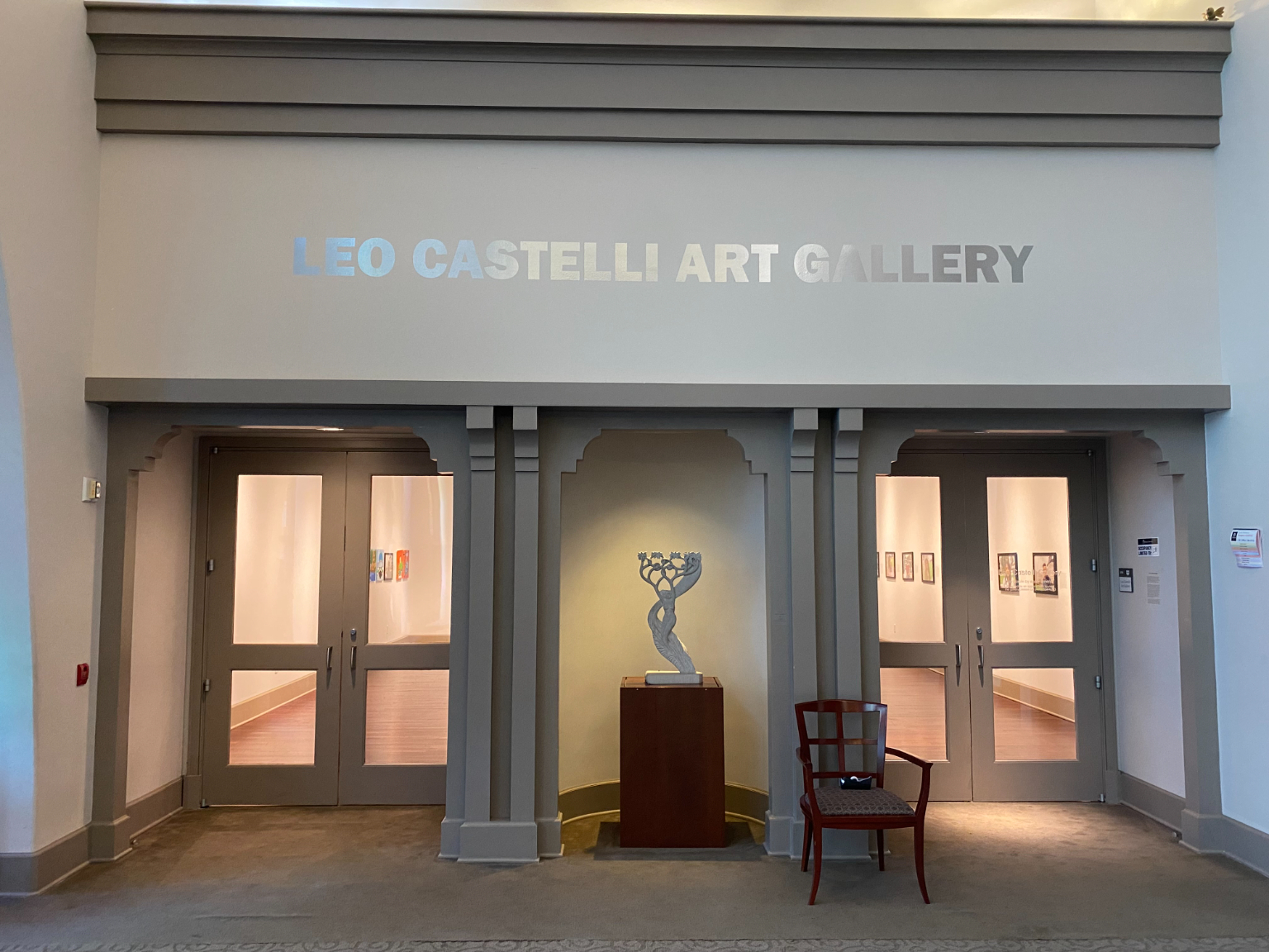 Entrance to the Castelli Gallery