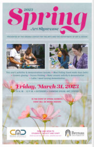 College of Art and Design Spring Art Showcase @ College of Art & Design, Simmons Visual Art Center (Front Patio)