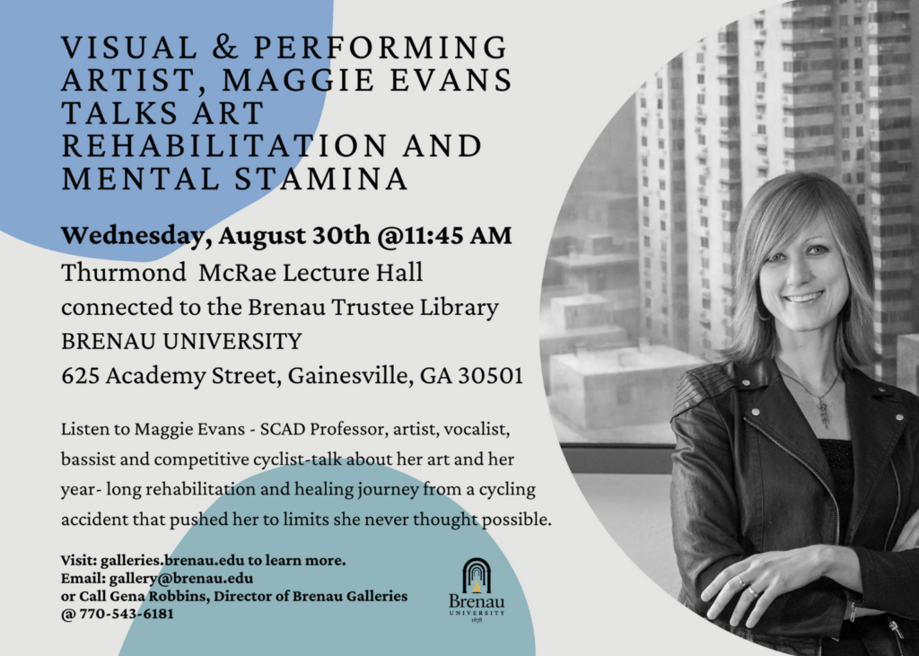 Maggie Evans to speak on her art, rehabilitation from life altering ...