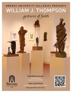 flyer for Thompson art exhibit